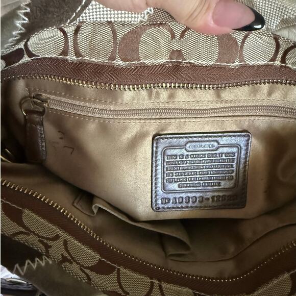 Y2K Coach 12523 Carly Signature Patchwork Hobo Bag Shoulder Bag - Picture 10 of 12